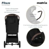 Коляска прогулочная Pituso Matrix PU Black