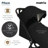 Коляска прогулочная Pituso Matrix PU Black