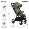 Коляска прогулочная Pituso Matrix PU Emerald mood