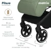 Коляска прогулочная Pituso Matrix PU Emerald mood