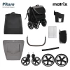 Коляска прогулочная Pituso Matrix PU Graphite