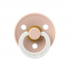 Пустышка латексная ночная BIBS Colour Glow Symmetrical - Blush, 0+ мес.
