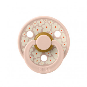 Пустышка латексная BIBS Studio Colour - Jasmine Field - Blush, 6+ мес. - фото 1
