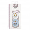 Набор пустышек латексных BIBS Colour, 2 шт. - White/Baby Blue, 6+ мес.