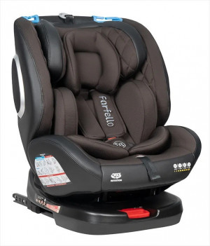 Автокресло Farfello YB102A NEW isofix 0/1/2/3 (9-36кг) Chocolate/Black 