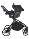 Коляска 3 в 1 Farfello Baby Shell Black ч/р