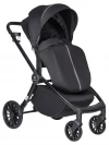 Коляска 3 в 1 Farfello Baby Shell Black ч/р