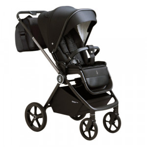 Коляска прогулочная Sweet Baby Elegante SBL с сумкой Chrome Black - фото 1