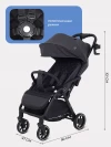 Коляска прогулочная Rant Sky RA400 2025 Black