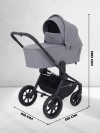 Коляска 2 в 1 Rant Flex RA076 Grey 2025