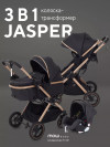 Коляска-трансформер MOWBaby Jasper MB022 3 в 1 Gold Black