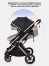 Коляска-трансформер MOWBaby Jasper MB022 3 в 1 Gold Black