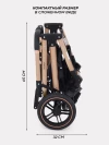 Коляска-трансформер MOWBaby Jasper MB022 3 в 1 Gold Black