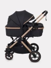 Коляска-трансформер MOWBaby Jasper MB022 3 в 1 Gold Black