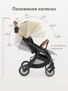 Коляска прогулочная Happy Baby Lynn milky/flora