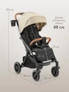 Коляска прогулочная Happy Baby Lynn milky/flora