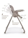 Стул для кормления Happy Baby William Pro stone