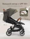 Коляска прогулочная Happy Baby Lynn dark olive & flora