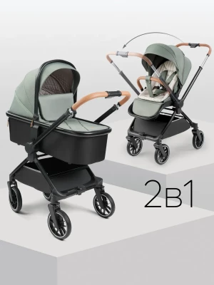Коляска 2 в 1 Happy Baby Celine Pro dark olive