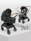 Коляска 2 в 1 Happy Baby Celine Pro black