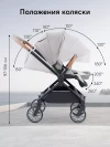 Коляска прогулочная Happy Baby Celine New grey