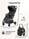 Коляска прогулочная Costa Rio Black gold