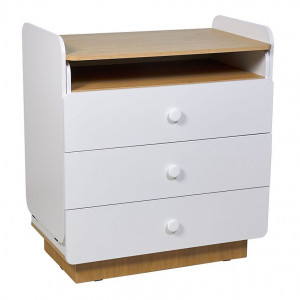 Комод Polini kids Ameli 3010 белый-натуральный
