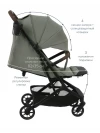 Коляска прогулочная Pituso Mini PU Grey Taupe