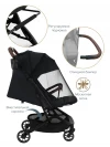 Коляска прогулочная Pituso Mini PU Black