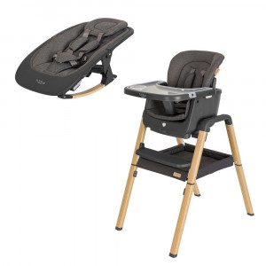 Стул для кормления Tutti Bambini High chair NOVA Complete Grey/Oak 