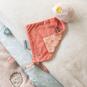 Игрушка мягкая Nattou Doudou MILA ZOË LANA Ёжик 