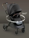 Коляска прогулочная Happy Baby Luna 360 black