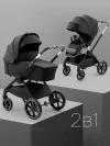Коляска 2 в 1 Happy Baby Kidlander black