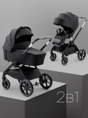 Коляска 2 в 1 Happy Baby Kidlander black