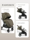 Коляска прогулочная Happy Baby Luna 360 dark olive