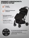 Коляска прогулочная Indigo Frost черный