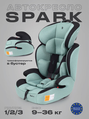 Автокресло Rant Basic Spark ZY10 1/2/3 (9-36 кг) green
