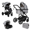 Коляска 3 в 1 Farfello Sola Trio Comfort Silver grey