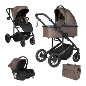 Коляска 3 в 1 Farfello Sola Trio Comfort Chocolate