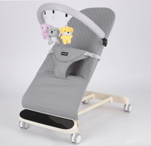Качалка - Шезлонг Iningbaby FXW-6189 dark grey