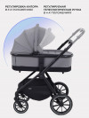 Коляска 3 в 1 MowBaby Amber MB068 Grey