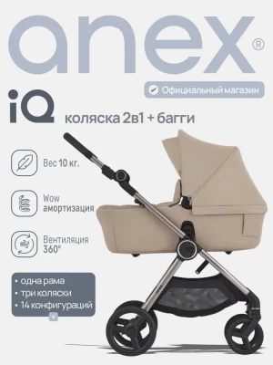 Коляска 2 в 1 Anex iQ Premium (iQ-13-DNA) Seal