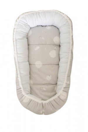 Подушка-гнездышко "Сказочный полет" с матрасиком цвет серый 4145/5 - фото 1