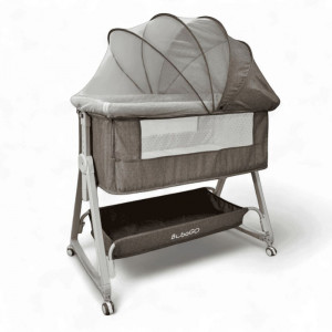 Колыбель-кроватка BubaGo Elva BG 183-1 Серый