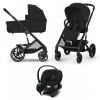 Коляска 3 в 1 Cybex Balios S Lux BLK 3 в 1 Moon Black