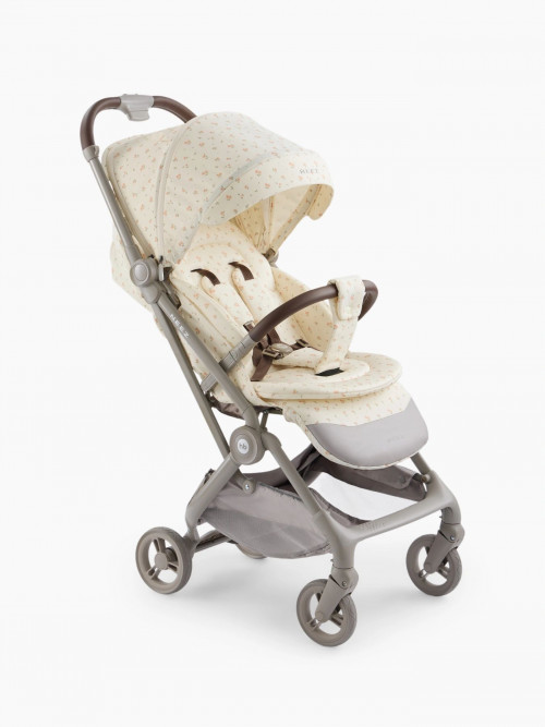 Коляска прогулочная Happy Baby Neez beige flowers fix